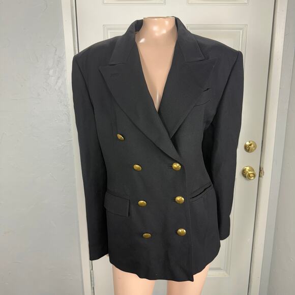 Vintage Jean Paul Gaultier Women's Jacket 46 10 12 Wool Button  Designer RR25 - Picture 1 of 6